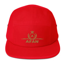 Charger l'image dans la galerie, Afan gold embroid logo five panel cap