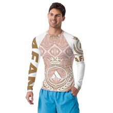 Charger l'image dans la galerie, Afan rose gold men's rash guard
