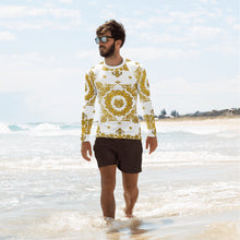 Charger l'image dans la galerie, Afan white trianon men's rash guard
