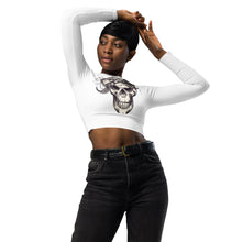 Charger l'image dans la galerie, Afan white bandana skull crop top