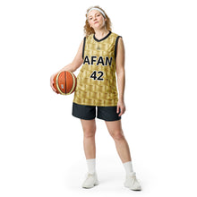 Charger l'image dans la galerie, Afan gold bricks black alternate fanatik basketball jersey