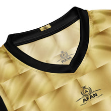 Charger l'image dans la galerie, Afan gold bricks black alternate fanatik basketball jersey