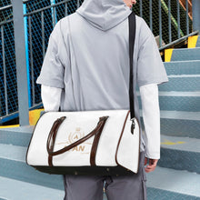 Charger l'image dans la galerie, Afan white travel duffle bag