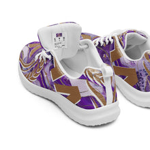 Charger l'image dans la galerie, Afan abstrait purple royalty men’s athletik shoes