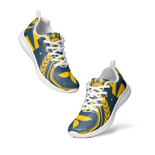 Charger l'image dans la galerie, Afan gold, purple & blue royalty men’s athletik shoes