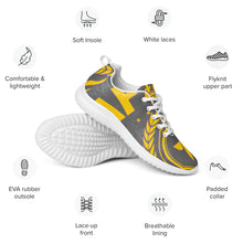 Charger l'image dans la galerie, Afan gold, purple & charcoal royalty men’s athletik shoes