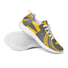 Charger l'image dans la galerie, Afan gold, purple & charcoal royalty men’s athletik shoes