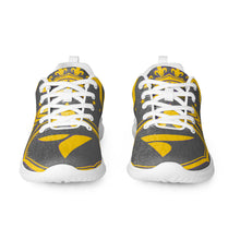 Charger l'image dans la galerie, Afan gold, purple & charcoal royalty men’s athletik shoes
