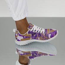 Charger l'image dans la galerie, Afan abstrait purple royalty men’s athletik shoes