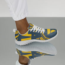 Charger l'image dans la galerie, Afan gold, purple & blue royalty men’s athletik shoes