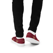 Charger l'image dans la galerie, Afan burgundy liberty shoes for men