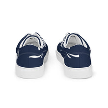 Charger l'image dans la galerie, Afan navy & white liberty shoes for men