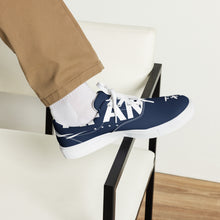 Charger l'image dans la galerie, Afan navy & white liberty shoes for men