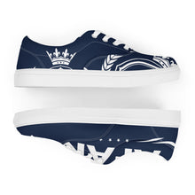 Charger l'image dans la galerie, Afan navy & white liberty shoes for men