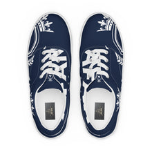 Charger l'image dans la galerie, Afan navy & white liberty shoes for men