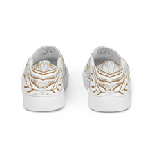 Charger l'image dans la galerie, Afan gold marble men’s slip-on shoes