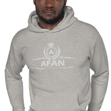 Charger l'image dans la galerie, Afan unisex hoodie white embroidery