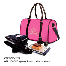 Charger l'image dans la galerie, Afan pink travel duffle bag
