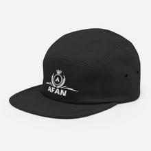Charger l'image dans la galerie, Afan white embroid logo five panel cap
