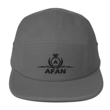 Charger l'image dans la galerie, Afan black embroid logo five panel cap
