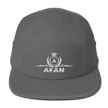Charger l'image dans la galerie, Afan white embroid logo five panel cap

