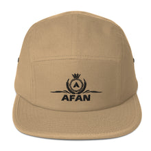 Charger l'image dans la galerie, Afan black embroid logo five panel cap
