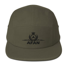 Charger l'image dans la galerie, Afan black embroid logo five panel cap

