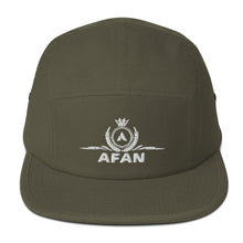 Charger l'image dans la galerie, Afan white embroid logo five panel cap
