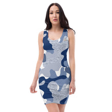 Charger l'image dans la galerie, Afan blue camo dress

