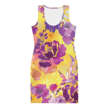 Charger l'image dans la galerie, Afan purple flower dress
