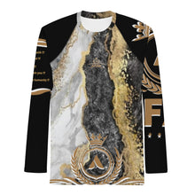Charger l'image dans la galerie, Afan men's marble rash guard
