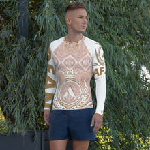 Charger l'image dans la galerie, Afan rose gold men's rash guard
