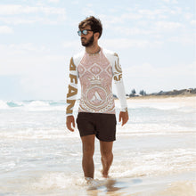 Charger l'image dans la galerie, Afan rose gold men's rash guard
