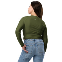 Charger l'image dans la galerie, Afan army green crop top
