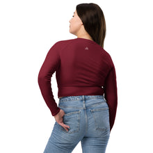 Charger l'image dans la galerie, Afan burgundy crop top
