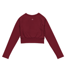 Charger l'image dans la galerie, Afan burgundy crop top
