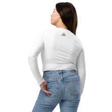 Charger l'image dans la galerie, Afan white bandana skull crop top
