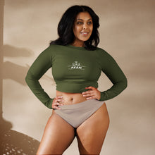 Charger l'image dans la galerie, Afan army green crop top

