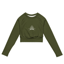 Charger l'image dans la galerie, Afan army green crop top
