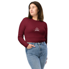 Charger l'image dans la galerie, Afan burgundy crop top
