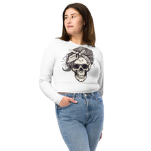 Charger l'image dans la galerie, Afan white bandana skull crop top

