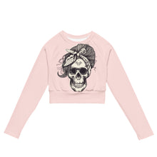 Charger l'image dans la galerie, Afan misty rose bandana skull crop top
