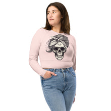 Charger l'image dans la galerie, Afan misty rose bandana skull crop top
