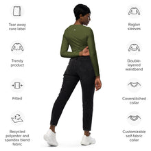 Charger l'image dans la galerie, Afan army green crop top
