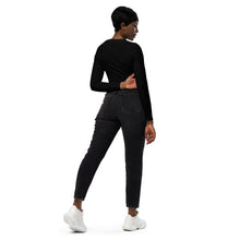 Charger l'image dans la galerie, Afan black bandana skull crop top
