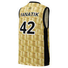 Charger l'image dans la galerie, Afan gold bricks black alternate fanatik basketball jersey
