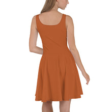 Charger l'image dans la galerie, Afan burnt orange skater dress
