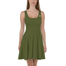 Charger l'image dans la galerie, Afan army green skater dress
