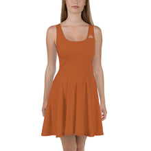 Charger l'image dans la galerie, Afan burnt orange skater dress
