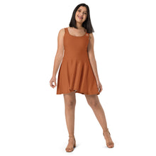 Charger l'image dans la galerie, Afan burnt orange skater dress

